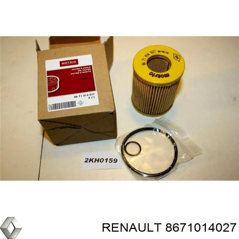 8671014027 Renault (RVI) фільтр масляний