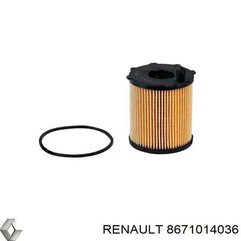 Фільтр масляний 8671014036 Renault (RVI)