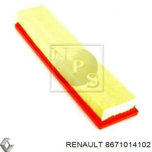 Повітряний фільтр 8671014102 Renault (RVI)