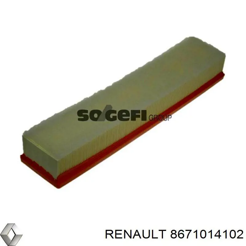 Купити 8671014102 Renault (RVI) Автомобільний фільтр повітря