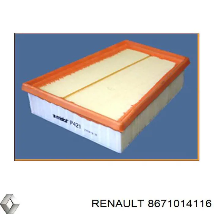 Купити 8671014116 Renault (RVI) Автомобільний фільтр повітря