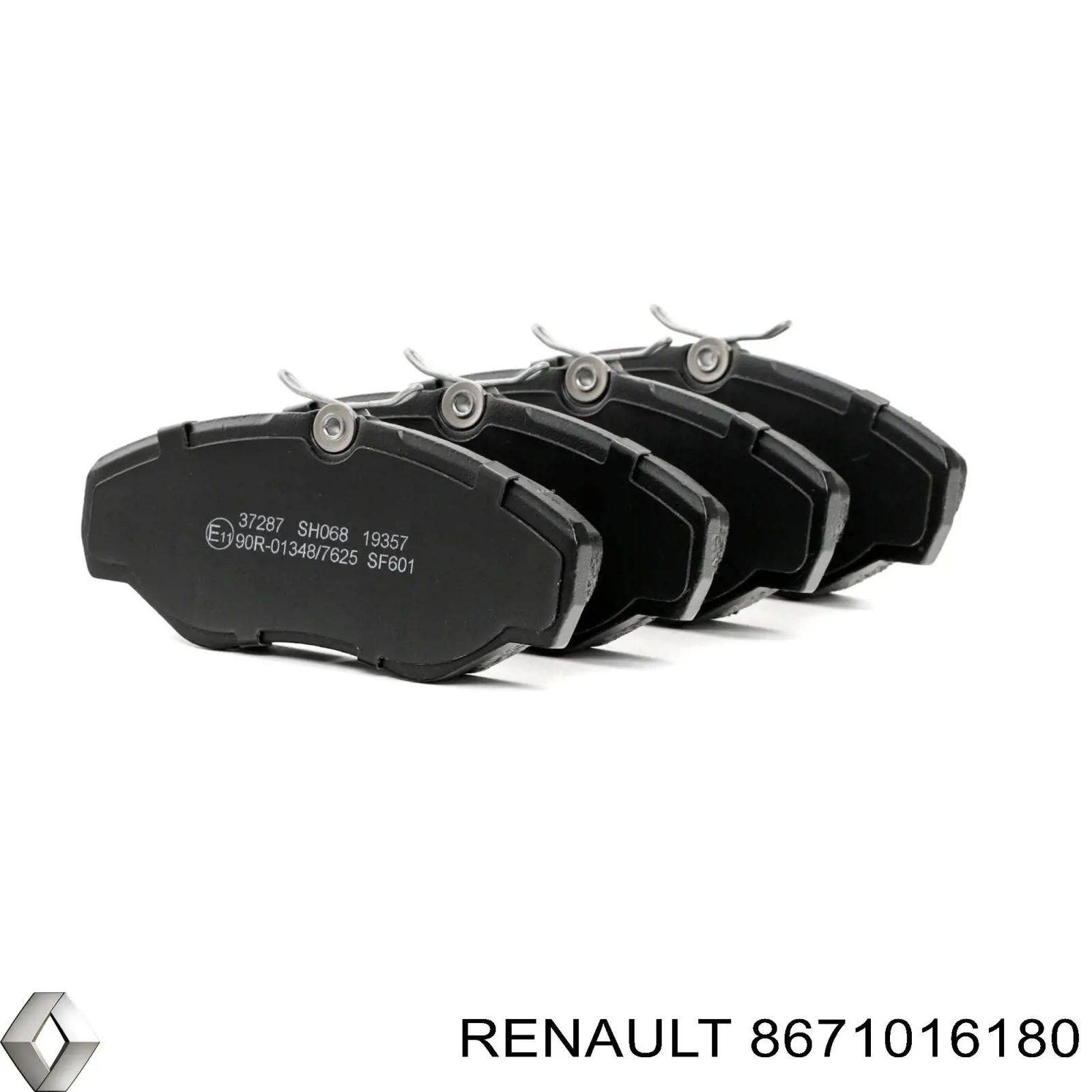 Передні тормозні колодки 8671016180 Renault (RVI)