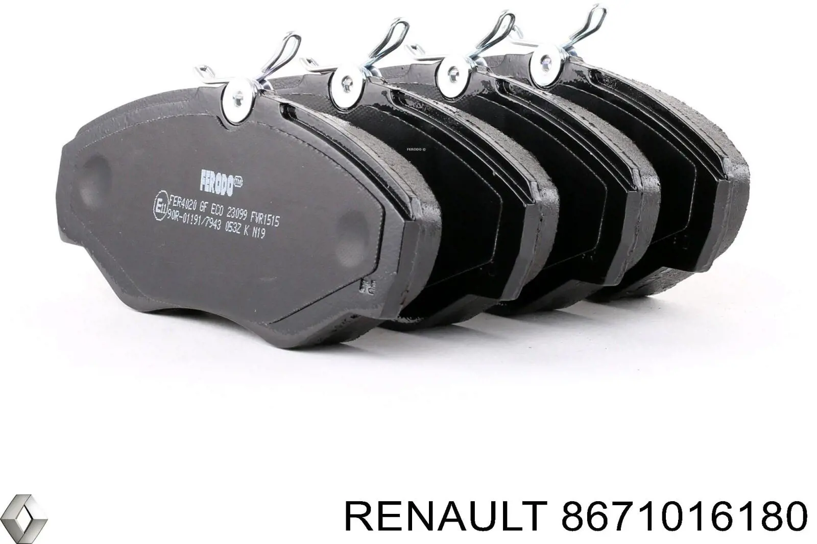 Тормозні колодки Renault (RVI) 8671016180
