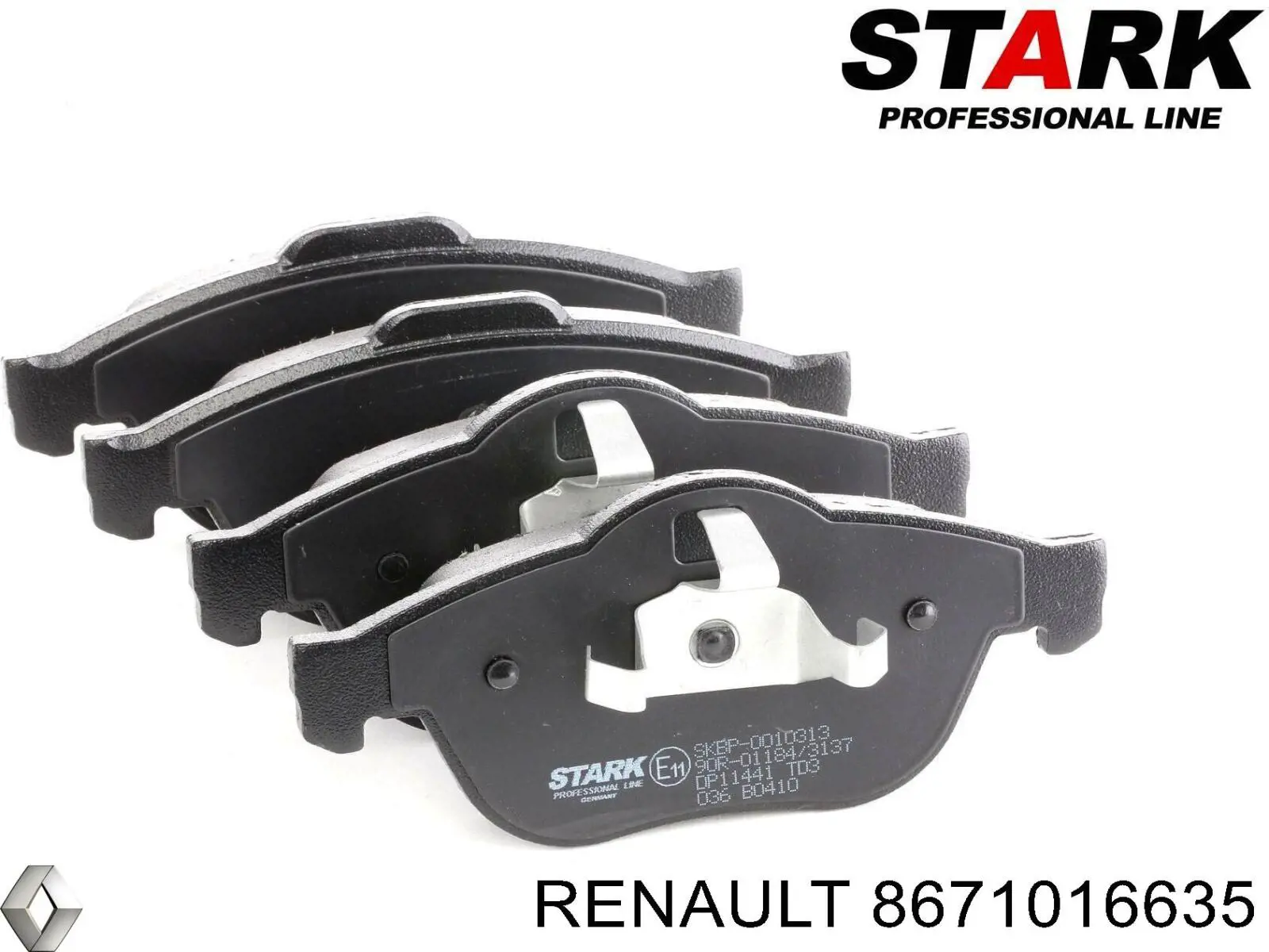 Гальмівні колодки Renault (RVI) 8671016635 ціна, від 24.51 USD