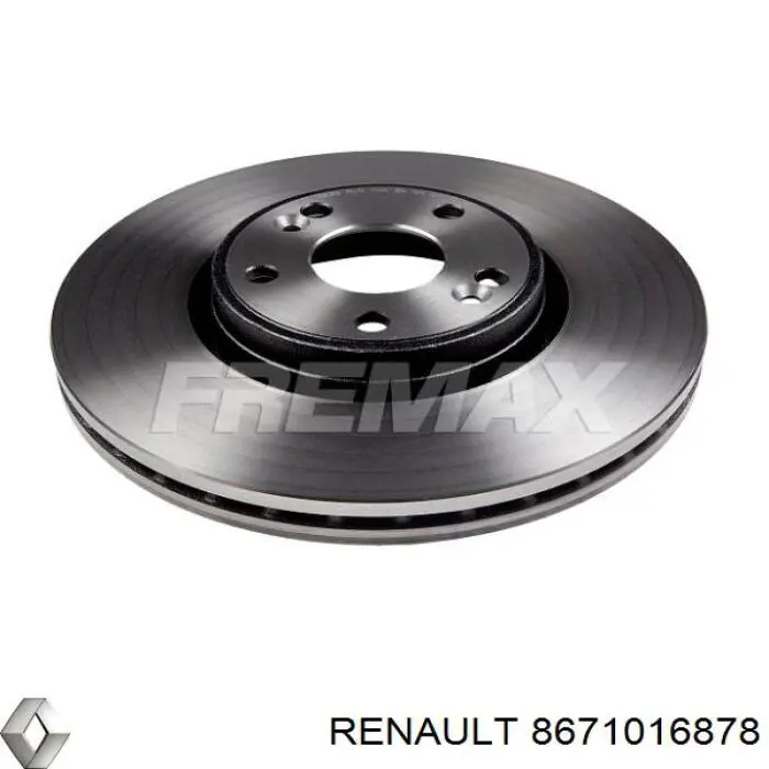 8671016878 Renault (RVI) Гальмо дискове переднє