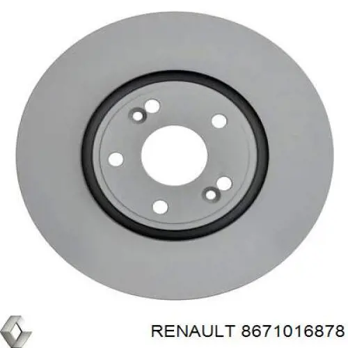 8671016878 Renault (RVI) Гальмо дискове переднє