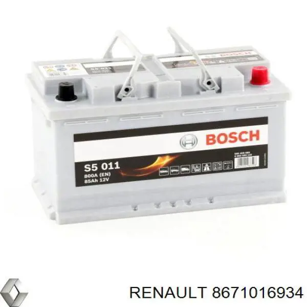 Купити Купити Акумулятор Renault (RVI) Ємність 85А/г Напруга 12В 8671016934