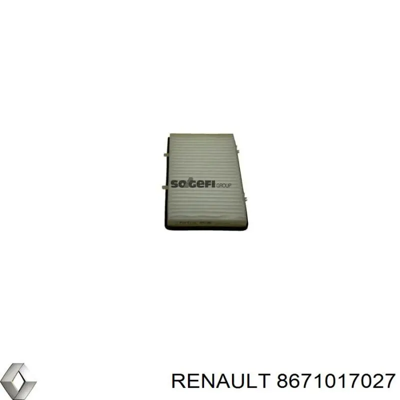 Фільтр повітряний обігрівача Renault (RVI) 8671017027 ціна, від 7.36 USD