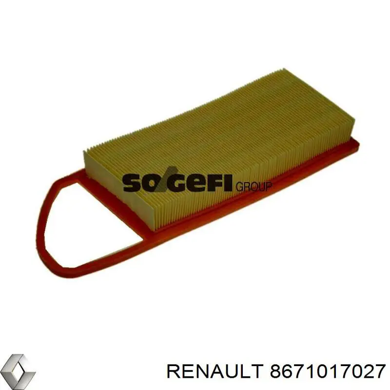 Купити 8671017027 Renault (RVI) Фільтр салону вугільний