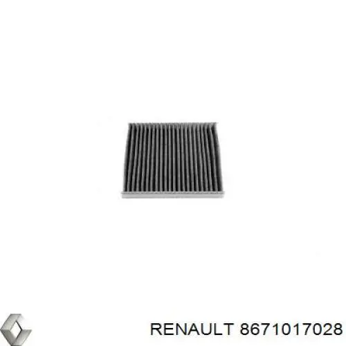 Фільтр повітряний обігрівача Renault (RVI) 8671017028 ціна, від 7.59 USD