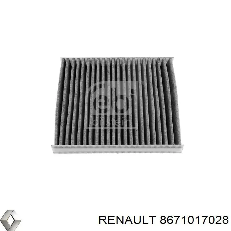 Фільтр салону 8671017028 Renault (RVI)