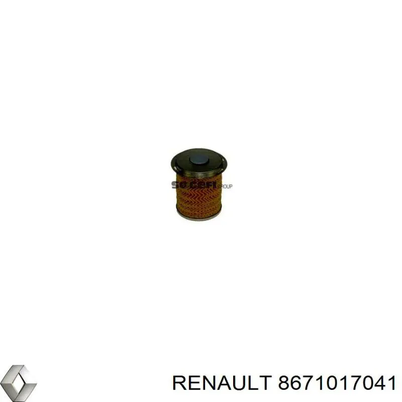 Купити 8671017041 Renault (RVI) Фільтр-відстійник палива грубої очистки