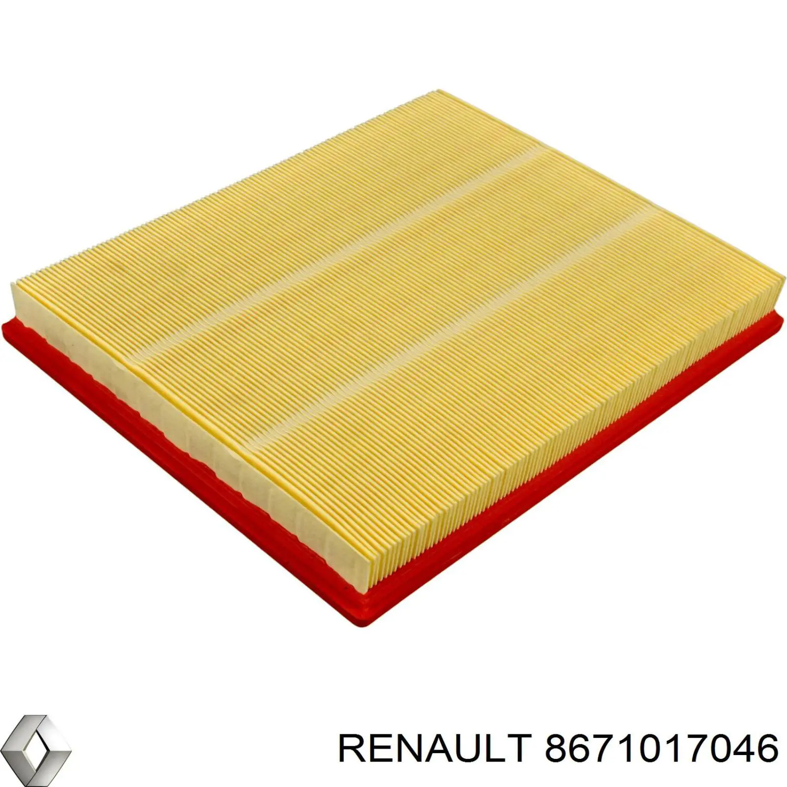 8671017046 Renault (RVI) фільтр повітряний