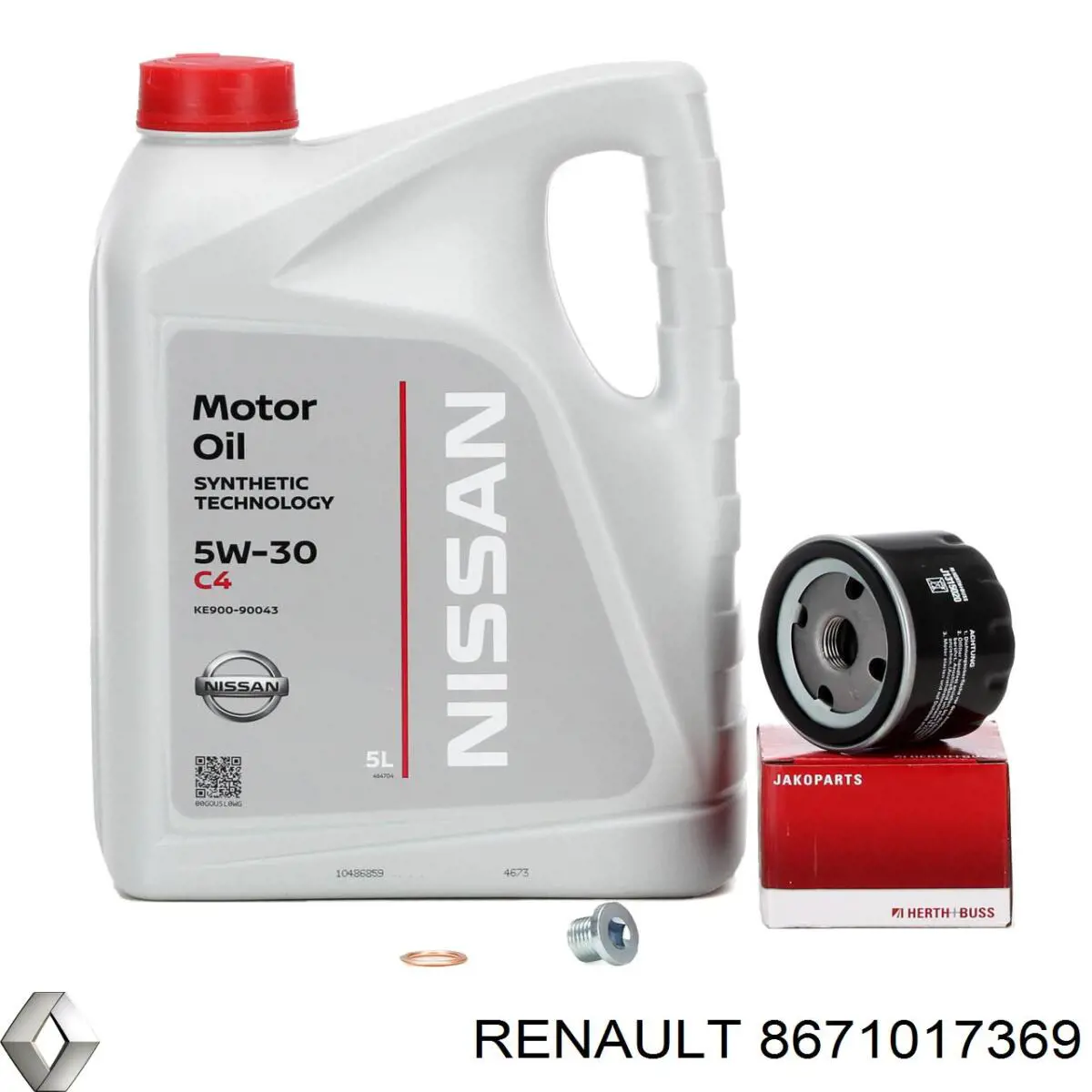 Фільтр масляний Renault (RVI) 8671017369