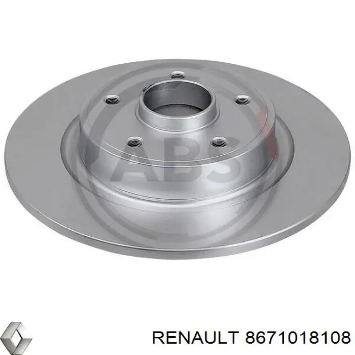 Задні дискові гальма Renault (RVI) 8671018108 ціна, від 47.53 USD