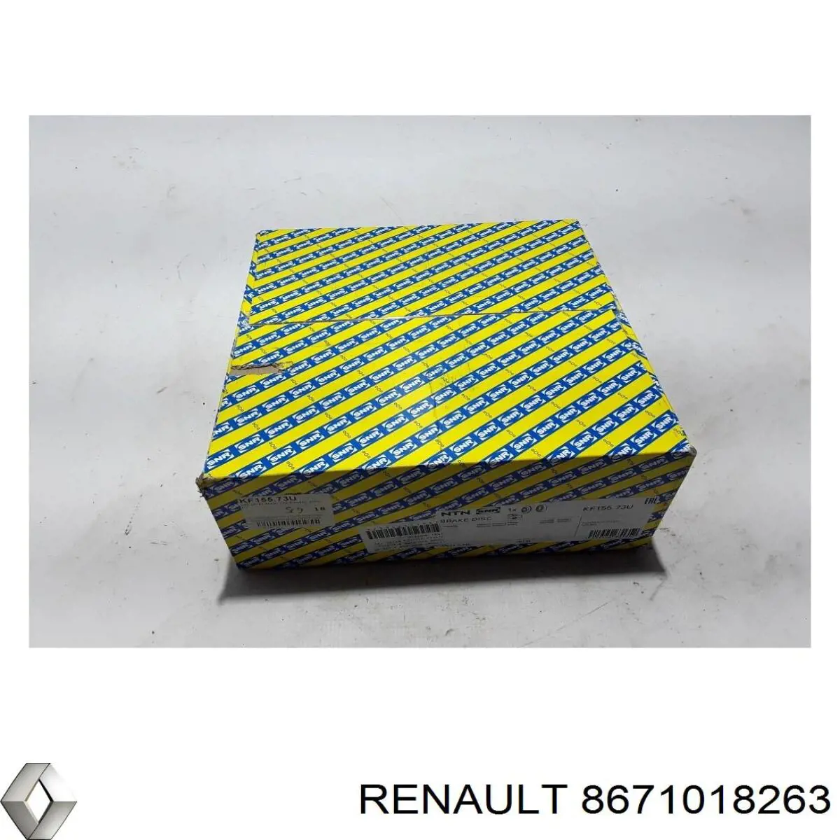 8671018263 Renault (RVI) диск гальмівний задній