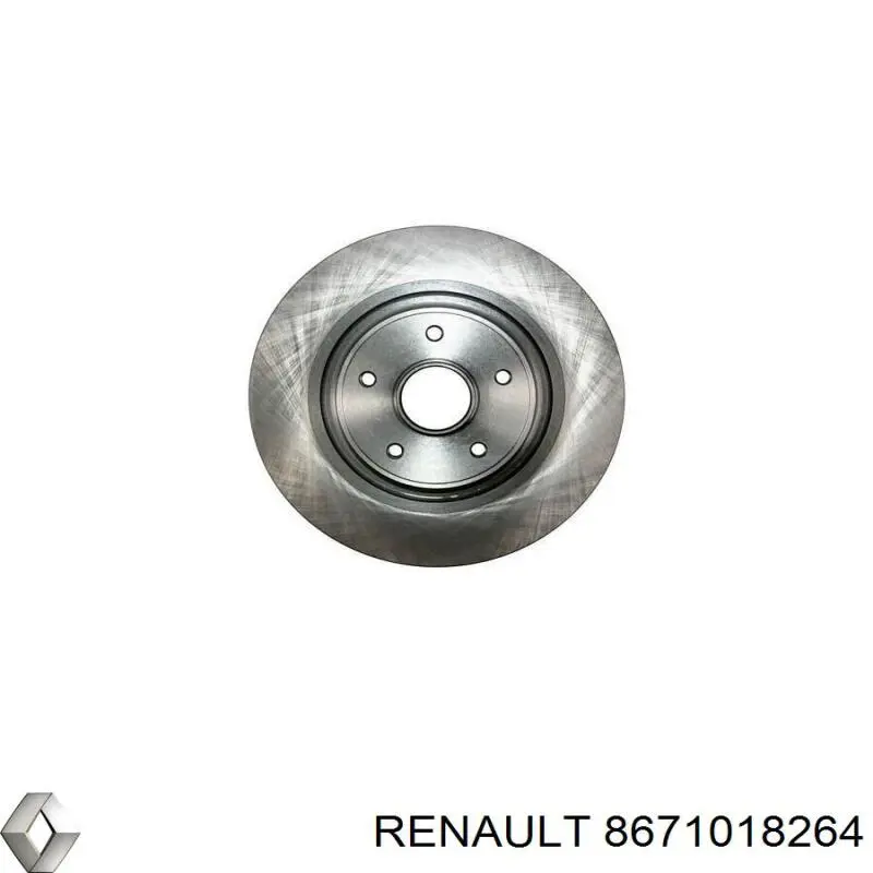Купити 8671018264 Renault (RVI) Диск заднього гальма