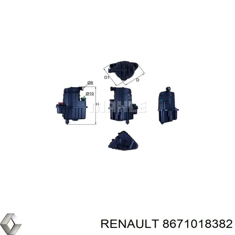 8671018382 Renault (RVI) Фільтр палива