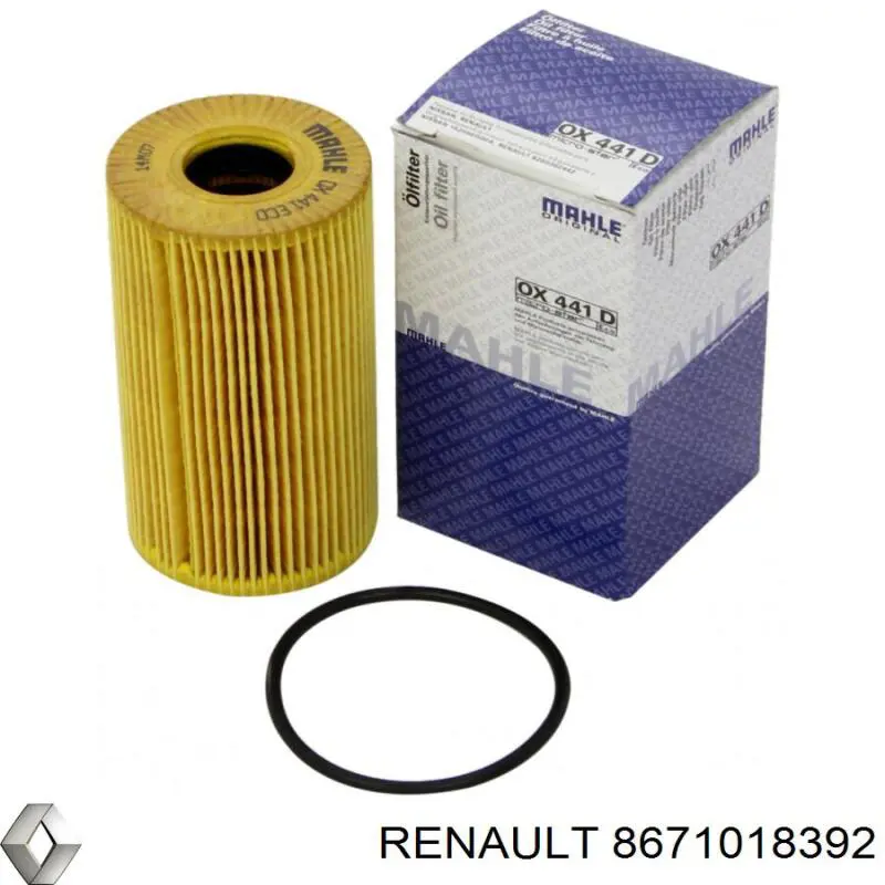 8671018392 Renault (RVI) Фільтр масла
