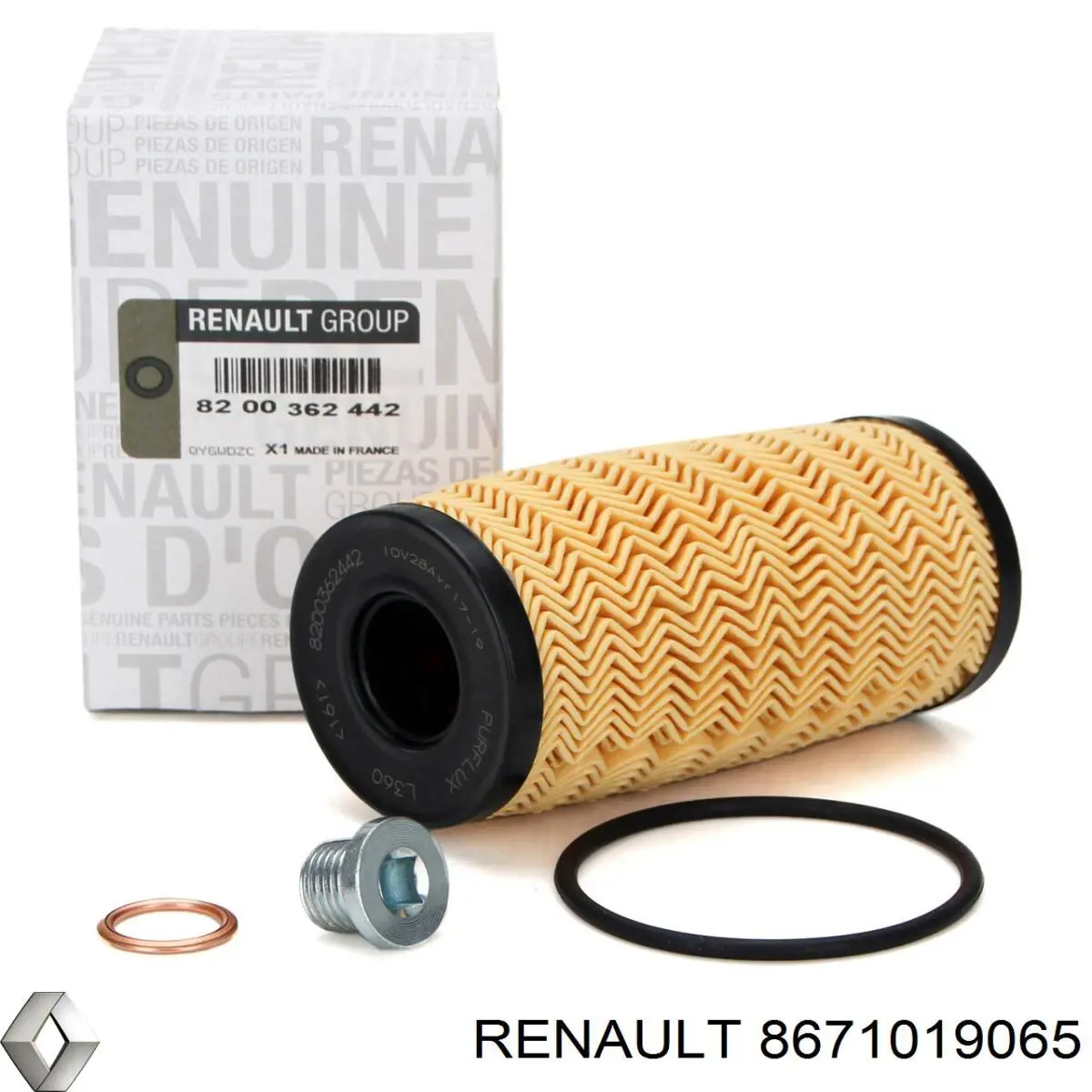 Повітряний фільтр 8671019065 Renault (RVI)