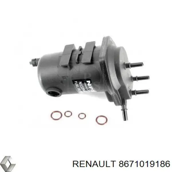 8671019186 Renault (RVI) фільтр паливний