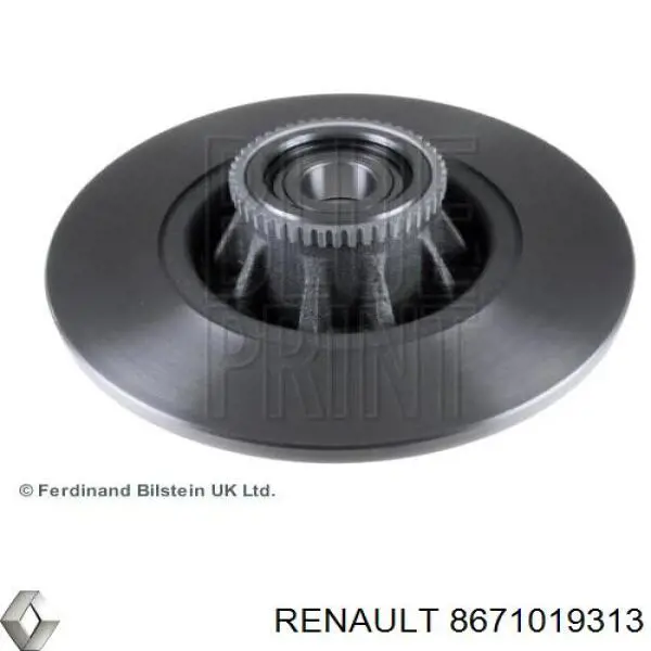 Задні дискові гальма Renault (RVI) 8671019313 ціна, від 76.47 USD