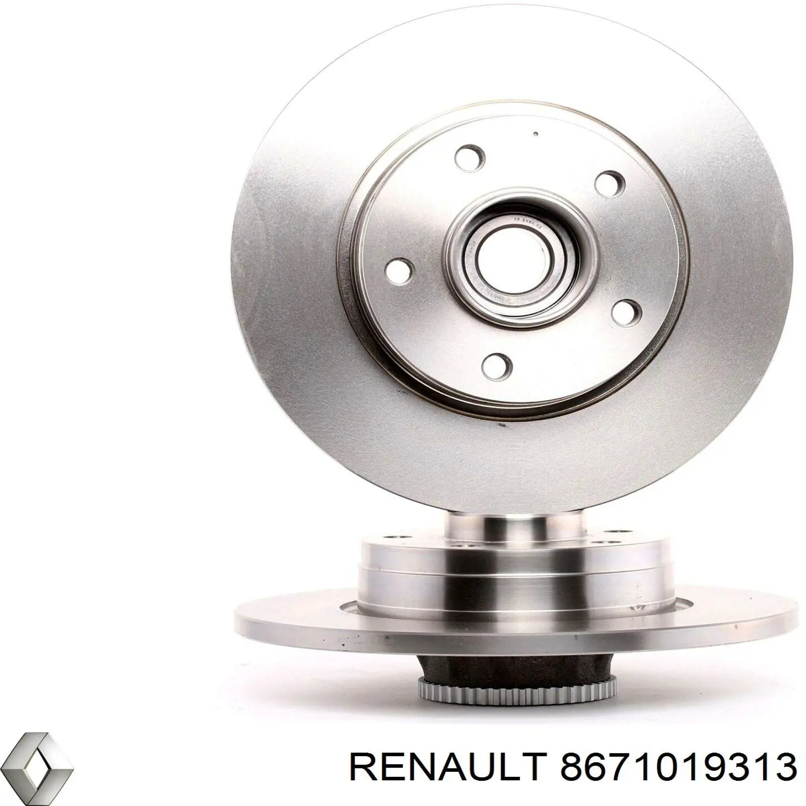 8671019313 Renault (RVI) диск гальмівний задній