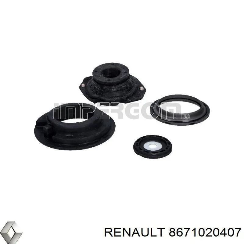 8671020407 Renault (RVI) опора амортизатора переднього