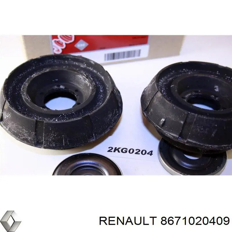 8671020409 Renault (RVI) опора амортизатора переднього