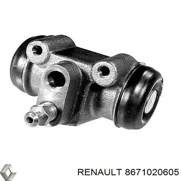 Циліндр гальмівний колісний/робочий, задній Renault (RVI) 8671020605 ціна, від 12.06 USD