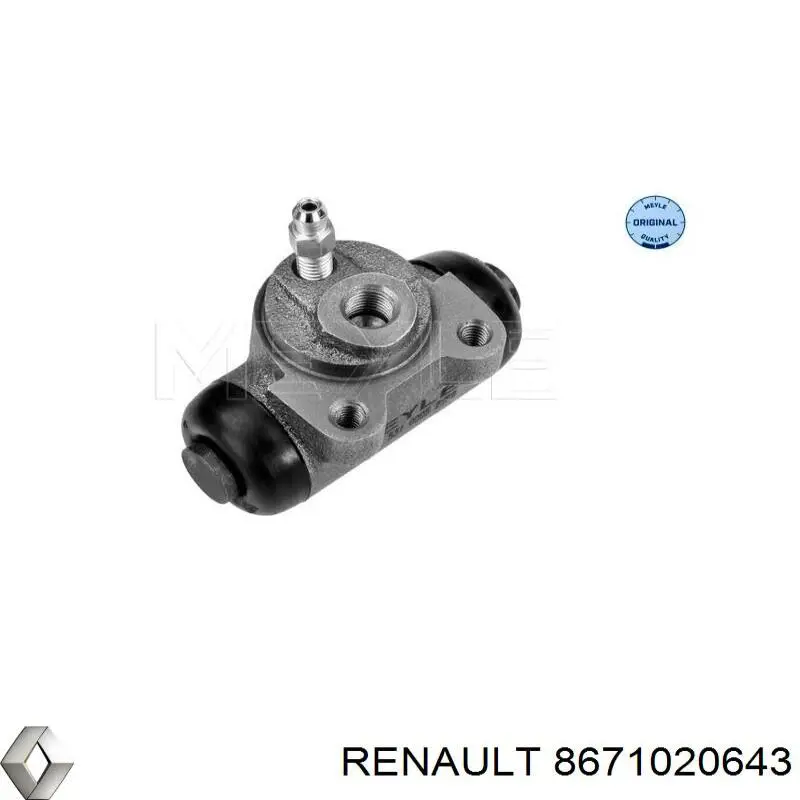 8671020643 Renault (RVI) Циліндр гальмівний колісний/робітник, задній