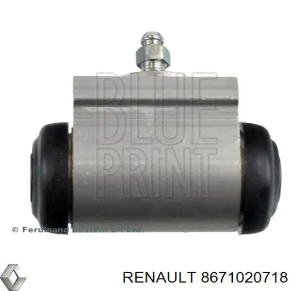 Циліндр гальмівний колісний/робочий, задній Renault (RVI) 8671020718 ціна, від 24.04 USD