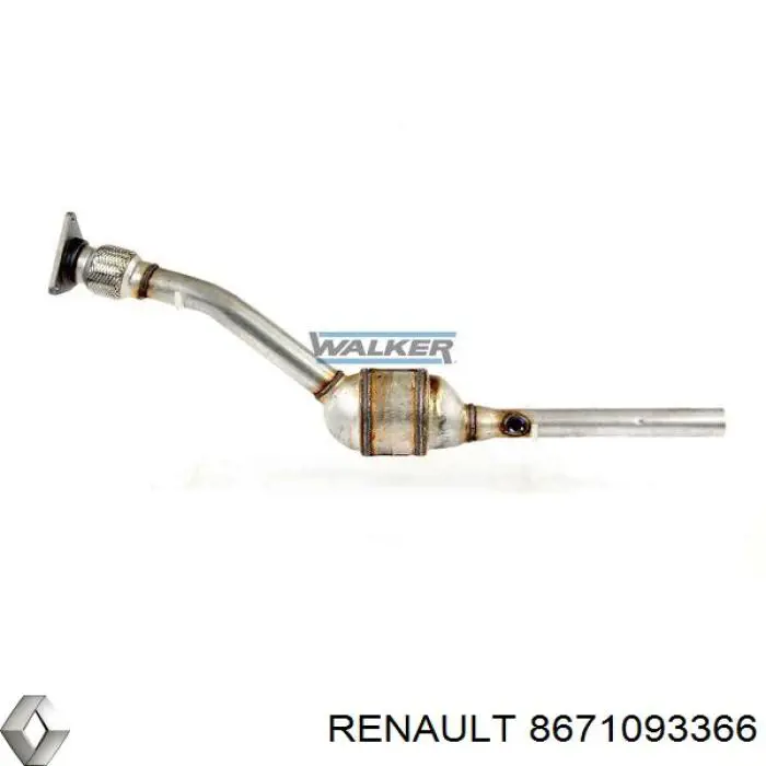 Конвертор-каталізатор (каталітичний нейтралізатор) Renault (RVI) 8671093366 ціна, від 220.42 USD