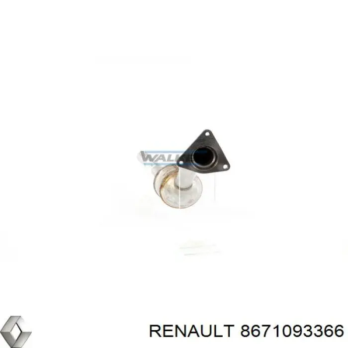 8671093366 Renault (RVI) Каталітичний нейтралізатор відпрацьованих газів
