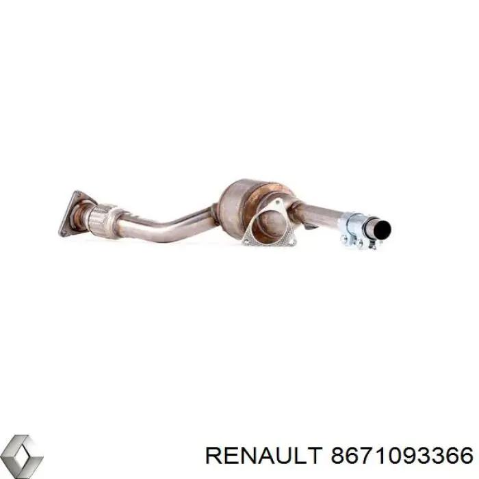 Купити 8671093366 Renault (RVI) Перетворювач відпрацьованих газів