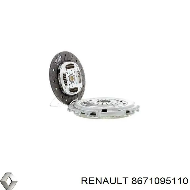 8671095110 Renault (RVI) комплект зчеплення (3 частини)