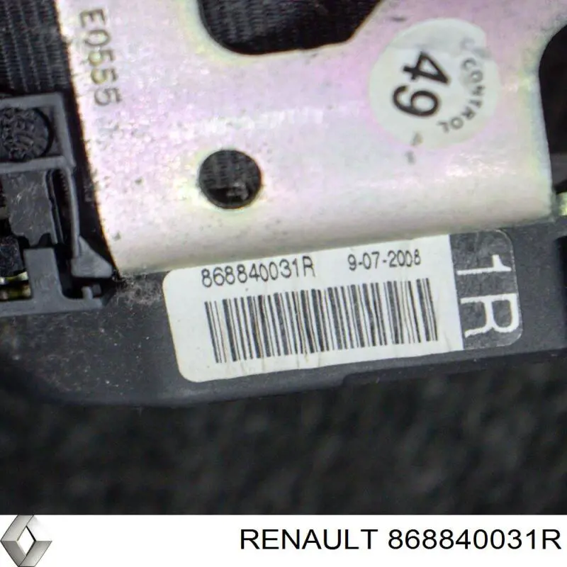 Пасок безпеки передній правий Renault (RVI) 868840031R ціна, від 25.37 USD