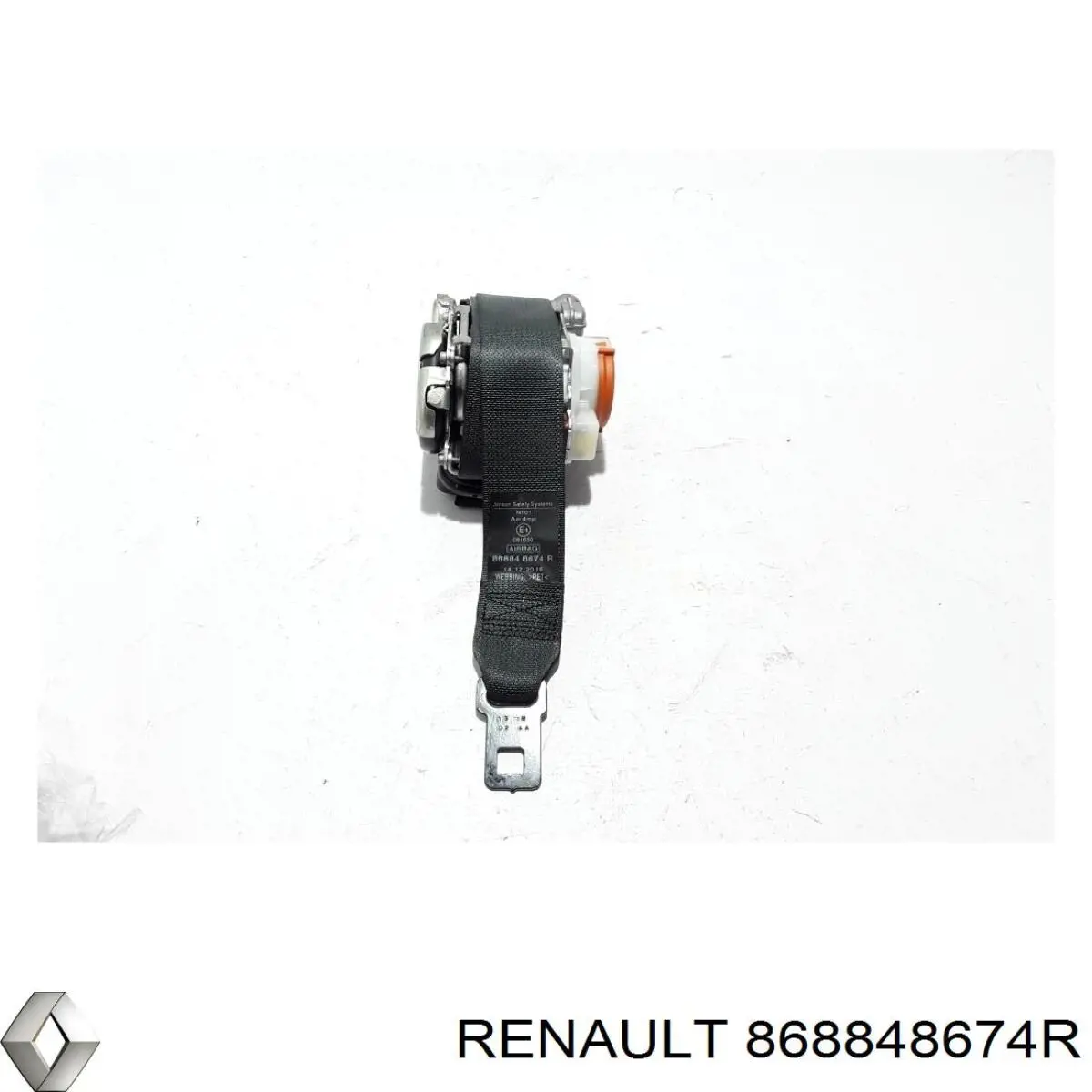Пасок безпеки передній лівий Renault (RVI) 868848674R ціна, від 368.44 USD
