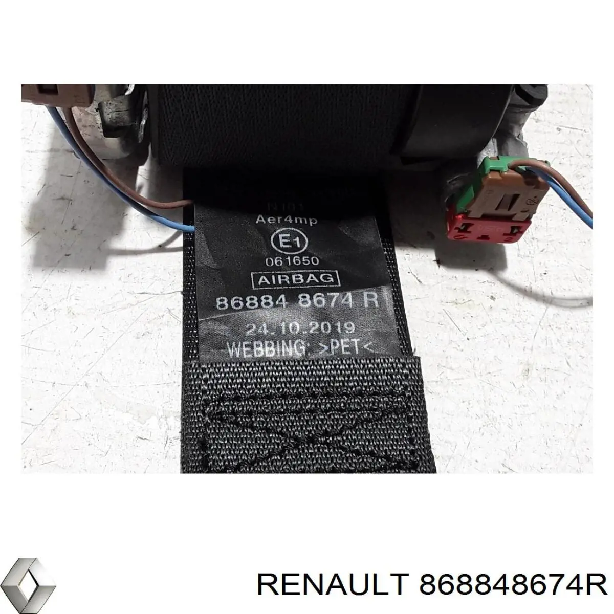 Пасок безпеки передній лівий 868848674R Renault (RVI)