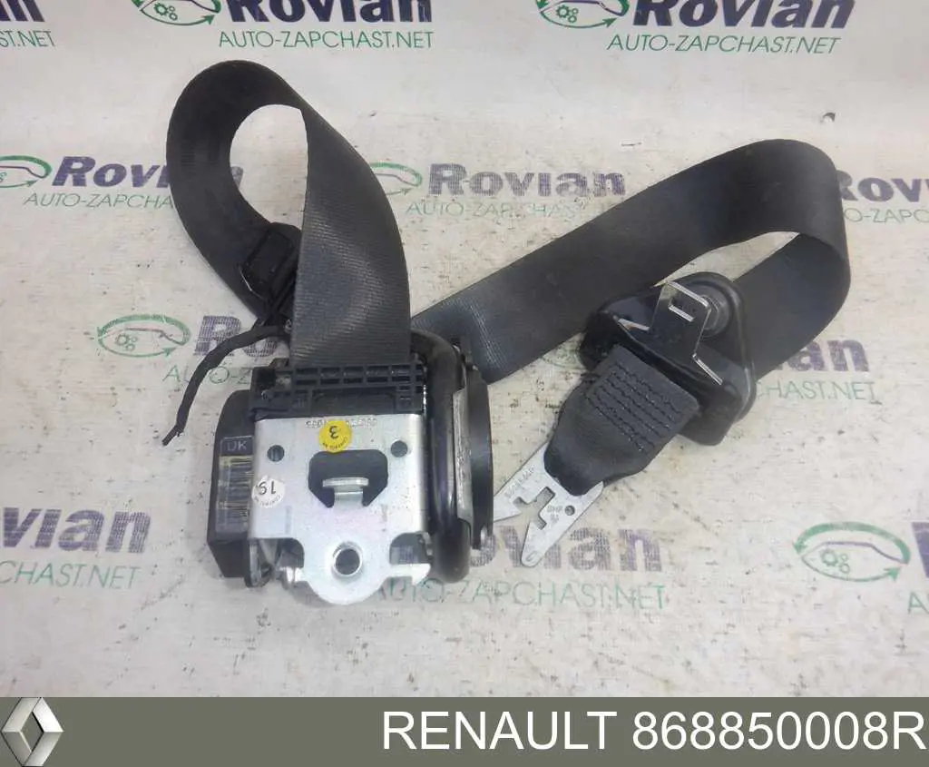 Пасок безпеки передній лівий Renault (RVI) 868850008R ціна, від 20.27 USD