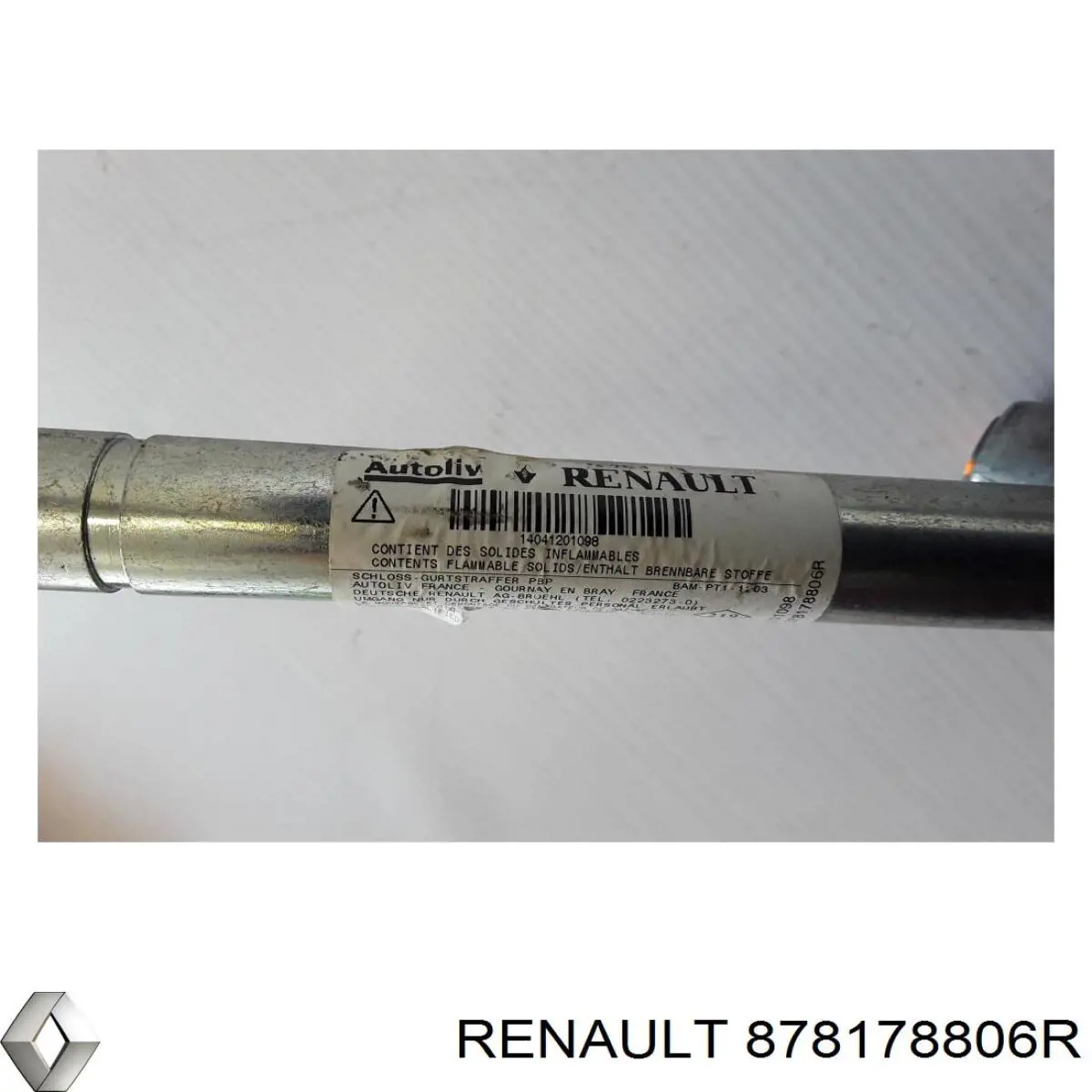 Важіль фіксації ременя безпеки, лівий Renault (RVI) 878178806R ціна, від 38.01 USD