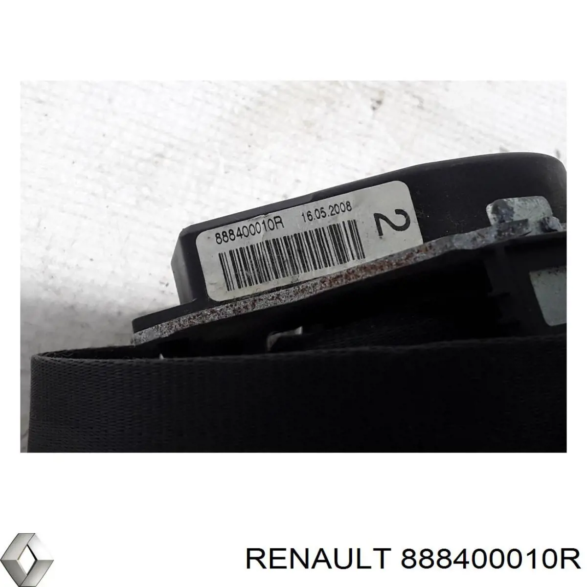 Купити 888400010R Renault (RVI) Пасок безпеки задній