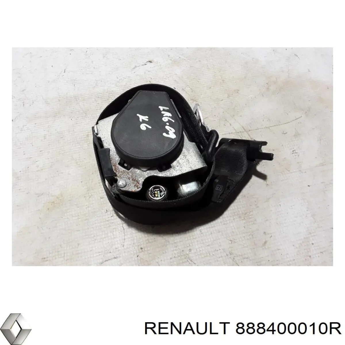 Пасок безпеки задній Renault (RVI) 888400010R ціна, від 25.34 USD