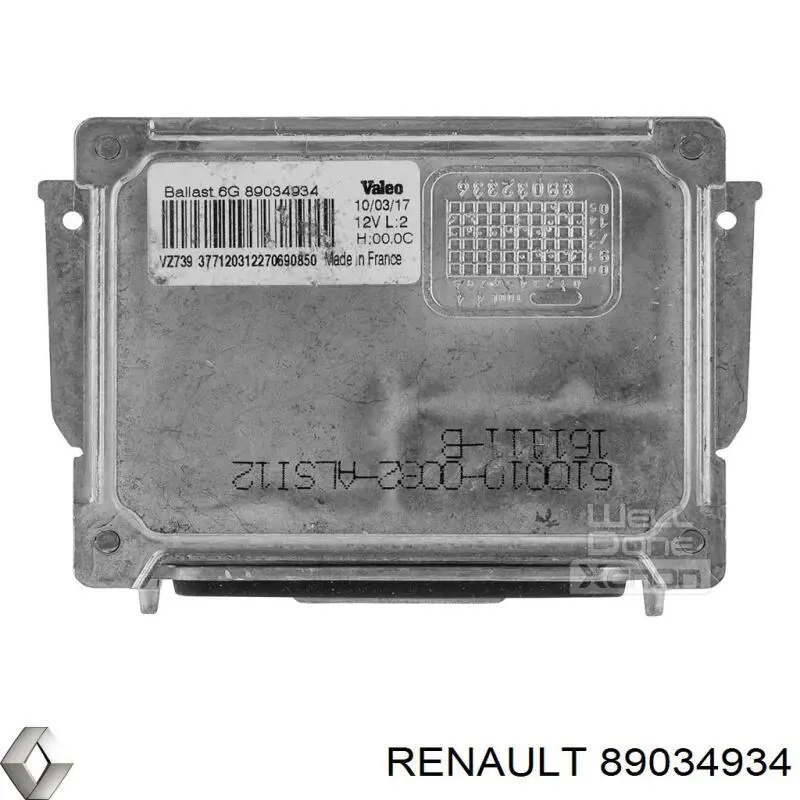 Купити 89034934 Renault (RVI) Реле управління ксеноном / біксенон