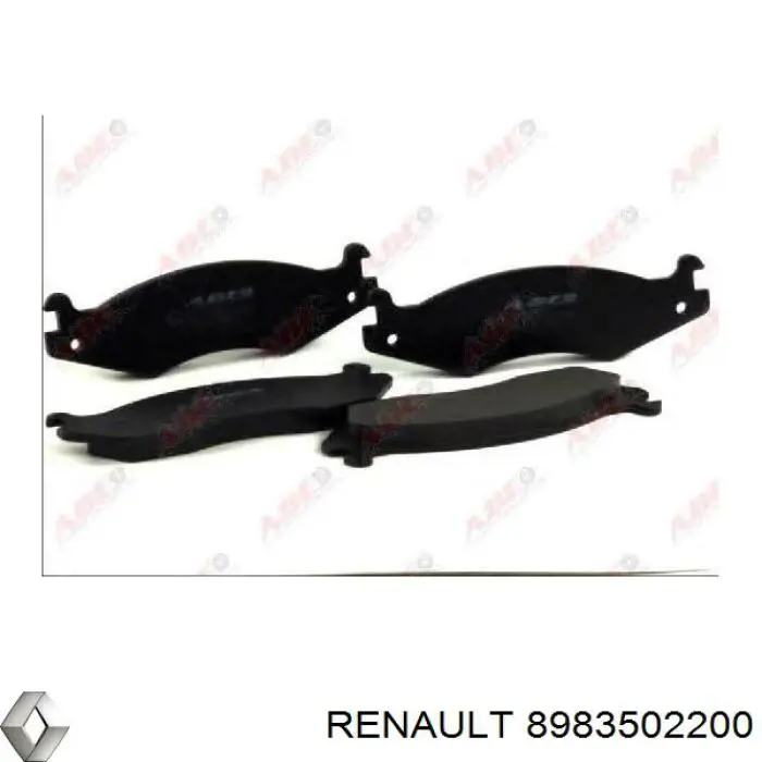 8983502200 Renault (RVI) колодки гальмівні передні, дискові