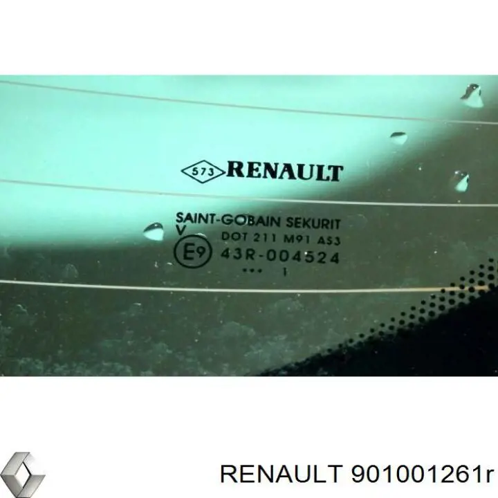 Кришка багажника 901001261R Renault (RVI)