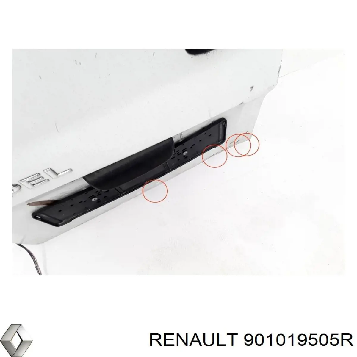 Двері фургона задні, розпашні, ліві Renault (RVI) 901019505R ціна, від 253.38 USD