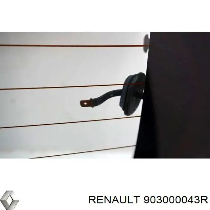 Скло третіх/п'ятих дверей Renault (RVI) 903000043R ціна, від 114.71 USD