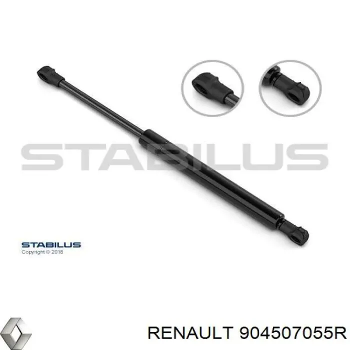 904507055R Renault (RVI) Амортизатор кришки багажника / двері 3/5-ї задньої