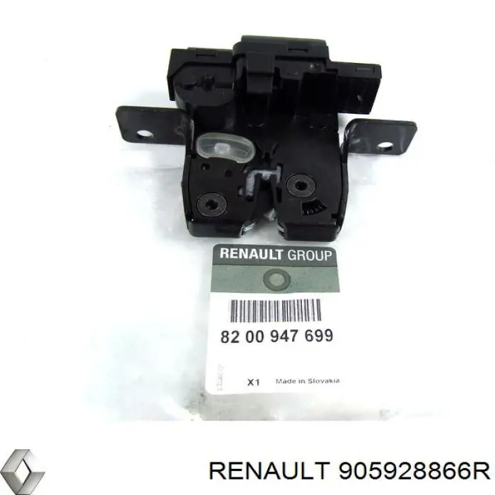 Замок задньої правої двостулкової двері Renault (RVI) 905928866R